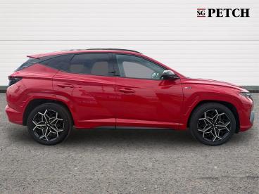 SPOTICAR Hyundai Tucson 1.6 T-gdi Mhev N Line Dct Euro 6 (s/s) 5dr Used Car - Suv Hybrid Red - Darlington - 1200607354_2