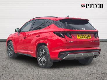 SPOTICAR Hyundai Tucson 1.6 T-gdi Mhev N Line Dct Euro 6 (s/s) 5dr Used Car - Suv Hybrid Red - Darlington - 1200607354_5