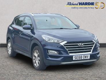 SPOTICAR Hyundai Tucson 1.6 T-gdi Se Nav Dct Euro 6 (s/s) 5dr Used Car - Suv Petrol Blue - Ashington - 1200608327_1