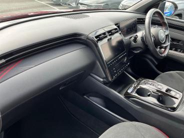 SPOTICAR Hyundai Tucson 1.6 H T-gdi N Line S Auto Euro 6 (s/s) 5dr Used Car - Suv Hybrid Red - Blackpool - 1200609677_2