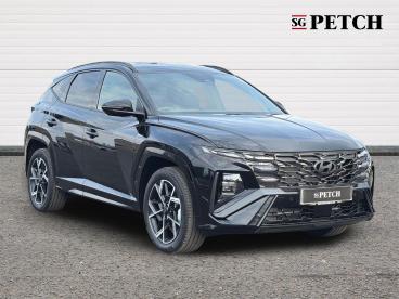 SPOTICAR Hyundai Tucson 1.6t Hybrid N Line Edition Auto Euro 6 (s/s) 5dr Used Car - Suv Hybrid Black - Darlington - 1200616682_1