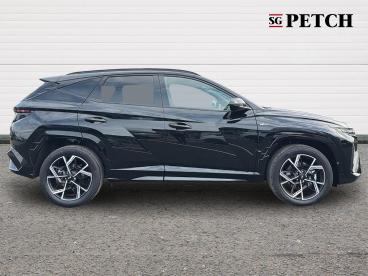 SPOTICAR Hyundai Tucson 1.6t Hybrid N Line Edition Auto Euro 6 (s/s) 5dr Used Car - Suv Hybrid Black - Darlington - 1200616682_2