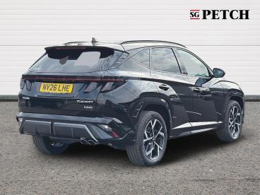 SPOTICAR Hyundai Tucson 1.6t Hybrid N Line Edition Auto Euro 6 (s/s) 5dr Used Car - Suv Hybrid Black - Darlington - 1200616682_3