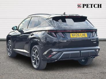 SPOTICAR Hyundai Tucson 1.6t Hybrid N Line Edition Auto Euro 6 (s/s) 5dr Used Car - Suv Hybrid Black - Darlington - 1200616682_5
