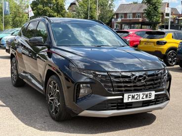 SPOTICAR Hyundai Tucson 1.6 T-gdi N Line S Euro 6 (s/s) 5dr Used Car - Suv Petrol Black - Leicester - 1200620475_1