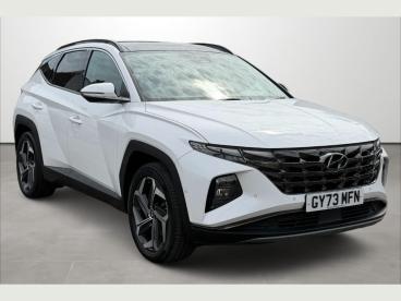 SPOTICAR Hyundai Tucson 1.6 T-gdi 13.8kwh Ultimate Auto 4wd Euro 6 (s/s) 5 Used Car - Suv Plug-in Hybrid White - Eastbourne - 1200625296_1