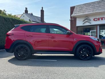 SPOTICAR Hyundai Tucson 1.6 Crdi Mhev N Line Euro 6 (s/s) 5dr Used Car - Suv Hybrid Red - Chorley - 1200625990_3