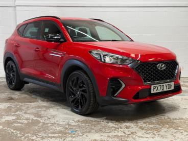 SPOTICAR Hyundai Tucson 1.6 Crdi Mhev N Line Euro 6 (s/s) 5dr Used Car - Suv Hybrid Red - Carlisle - 1200630656_1