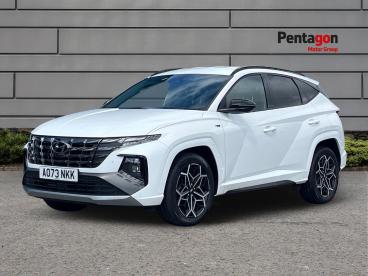 SPOTICAR Hyundai Tucson 1.6 H T-gdi N Line Auto Euro 6 (s/s) 5dr Used Car - Suv Hybrid White - Barnsley - 1200631577_3