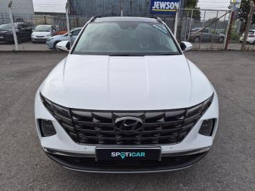 SPOTICAR Hyundai Tucson 1.6 T-gdi 13.8kwh Ultimate Auto 4wd Euro 6 (s/s) 5 Used Car - Suv Plug-in Hybrid White - Salisbury - 500632566_2