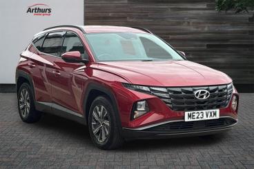 SPOTICAR Hyundai Tucson 1.6 T-gdi Se Connect Euro 6 (s/s) 5dr Used Car - Suv Petrol Red - Oswestry - 1200632842_1