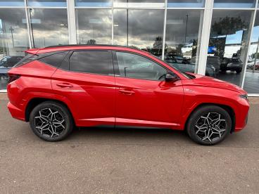 SPOTICAR Hyundai Tucson 1.6 H T-gdi N Line Auto Euro 6 (s/s) 5dr Used Car - Suv Hybrid Red - Boston - 1200635359_2