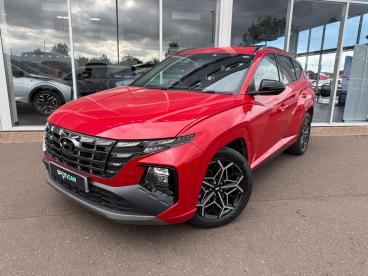 SPOTICAR Hyundai Tucson 1.6 H T-gdi N Line Auto Euro 6 (s/s) 5dr Used Car - Suv Hybrid Red - Boston - 1200635359_5