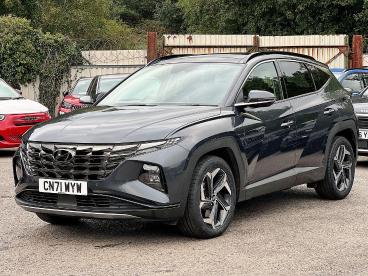 SPOTICAR Hyundai Tucson 1.6 T-gdi 13.8kwh Ultimate Auto 4wd Euro 6 (s/s) 5 Used Car - Suv Plug-in Hybrid Grey - Pontypridd - 1200635545_3