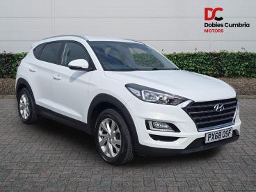SPOTICAR Hyundai Tucson 1.6 Gdi Blue Drive Se Nav Euro 6 (s/s) 5dr Used Car - Suv Petrol White - Workington - 1200636182_1