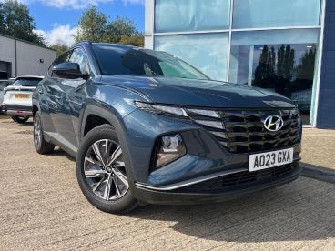 SPOTICAR Hyundai Tucson 1.6 T-gdi Se Connect Euro 6 (s/s) 5dr Used Car - Suv Petrol Blue - Kettering - 1200636668_1