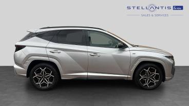 SPOTICAR Hyundai Tucson 1.6 H T-gdi N Line Auto Euro 6 (s/s) 5dr Used Car - Suv Hybrid Silver - Romford - 1200639467_2