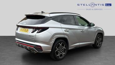 SPOTICAR Hyundai Tucson 1.6 H T-gdi N Line Auto Euro 6 (s/s) 5dr Used Car - Suv Hybrid Silver - Romford - 1200639467_3