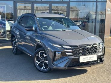 SPOTICAR Hyundai Tucson 1.6t Hybrid N Line Edition Auto Euro 6 (s/s) 5dr Used Car - Suv Hybrid Grey - Eglinton - 1200641343_1