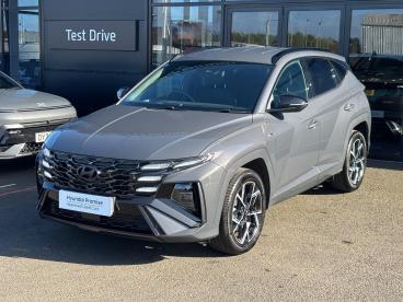 SPOTICAR Hyundai Tucson 1.6t Hybrid N Line Edition Auto Euro 6 (s/s) 5dr Used Car - Suv Hybrid Grey - Eglinton - 1200641343_5