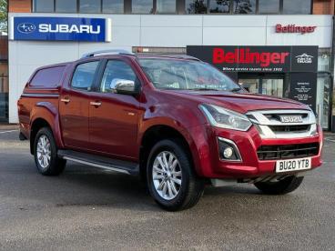 SPOTICAR Isuzu D-max 1.9 Td Utah Auto 4wd Euro 6 4dr Used Car - Commercial Vehicle Diesel Red - Wantage - 1200554253_1