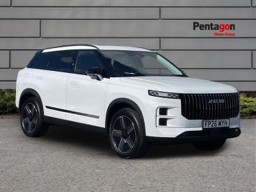 SPOTICAR Jaecoo 7 J7 1.5t Shs 18.3kwh Luxury Auto Euro 6 (s/s) 5dr Used Car - Suv Plug-in Hybrid White - Sheffield - 1200633053_1