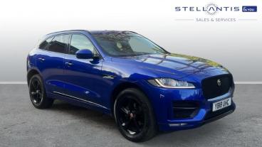 SPOTICAR Jaguar F-pace 2.0 D180 R-sport Auto Awd Euro 6 (s/s) 5dr Used Car - Suv Diesel Blue - Stockport - 1200586416_1