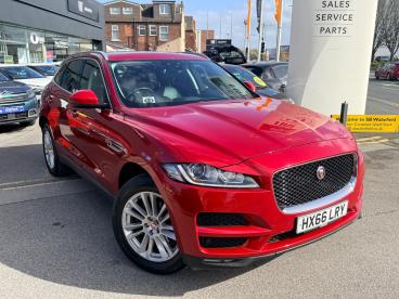 SPOTICAR Jaguar F-pace 2.0 D180 Portfolio Auto Awd Euro 6 (s/s) 5dr Used Car - Suv Diesel Red - Wakefield - 1200590132_1