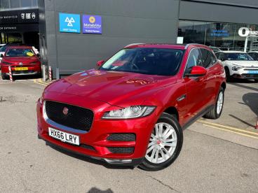 SPOTICAR Jaguar F-pace 2.0 D180 Portfolio Auto Awd Euro 6 (s/s) 5dr Used Car - Suv Diesel Red - Wakefield - 1200590132_2