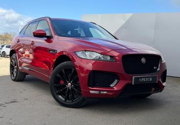SPOTICAR Jaguar F-pace 3.0 V6 S Auto Awd Euro 6 (s/s) 5dr Used Car - Suv Petrol Red - Darlington - 1200590828_1