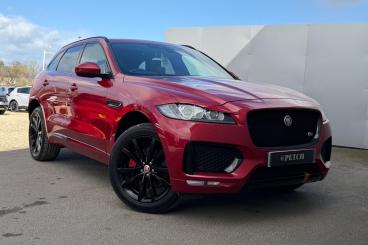 SPOTICAR Jaguar F-pace 3.0 V6 S Auto Awd Euro 6 (s/s) 5dr Used Car - Suv Petrol Red - Darlington - 1200590828_5
