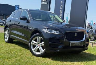 SPOTICAR Jaguar F-pace 2.0 D180 Portfolio Auto Awd Euro 6 (s/s) 5dr Used Car - Suv Diesel Black - Darlington - 1200604622_1