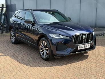SPOTICAR Jaguar F-pace 2.0 P250i R-dynamic Se Black Auto Awd Euro 6 (s/s) Used Car - Suv Petrol Blue - Norwich - 1200614676_1