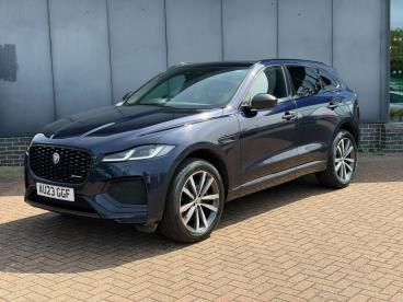 SPOTICAR Jaguar F-pace 2.0 P250i R-dynamic Se Black Auto Awd Euro 6 (s/s) Used Car - Suv Petrol Blue - Norwich - 1200614676_2