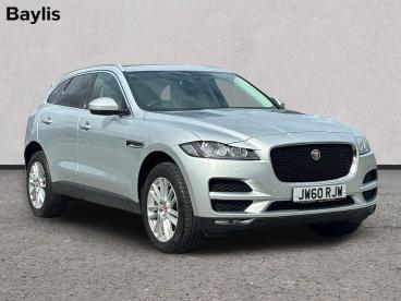 SPOTICAR Jaguar F-pace 2.0 D240 Portfolio Auto Awd Euro 6 (s/s) 5dr Used Car - Suv Diesel Silver - Cirencester - 1200643066_1