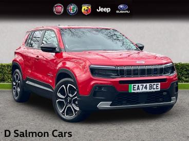 SPOTICAR Jeep Avenger 54kwh Altitude Auto 5dr Used Car - Suv Electric Red - Colchester - 1200474878_1