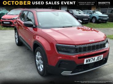SPOTICAR Jeep Avenger 1.2 Altitude Euro 6 (s/s) 5dr Used Car - Suv Petrol Red - Swansea - 1200547789_1