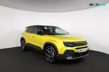 SPOTICAR Jeep Avenger 54kwh E-summit Auto 5dr Used Car - Suv Electric Yellow - Uk - 1200551353_1