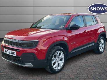 SPOTICAR Jeep Avenger 1.2 Altitude Euro 6 (s/s) 5dr Used Car - Suv Petrol Red - Southampton - 1200553180_3