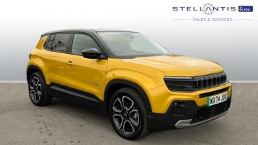 SPOTICAR Jeep Avenger 54kwh Summit Auto 5dr Used Car - Suv Electric Yellow - Stockport - 1200556274_1