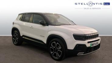 SPOTICAR Jeep Avenger 54kwh Summit Auto 5dr Used Car - Suv Electric White - Stockport - 1200556275_1