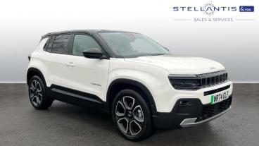 SPOTICAR Jeep Avenger 54kwh Summit Auto 5dr Used Car - Suv Electric White - Stockport - 1200568687_1