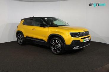 SPOTICAR Jeep Avenger 54kwh E-summit Auto 5dr Used Car - Suv Electric Yellow - Uk - 1200575302_1