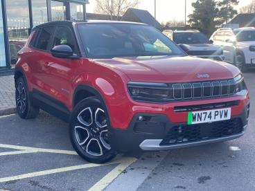 SPOTICAR Jeep Avenger 54kwh Summit Auto 5dr Used Car - Suv Electric Red - Cheltenham - 1200580201_1