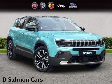SPOTICAR Jeep Avenger 54kwh Summit Auto 5dr Used Car - Suv Electric Blue - Colchester - 1200583352_1