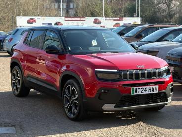 SPOTICAR Jeep Avenger 54kwh Summit Auto 5dr Used Car - Suv Electric Red - Leicester - 1200583610_1