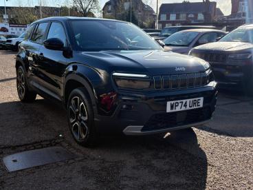 SPOTICAR Jeep Avenger 1.2 Summit Euro 6 (s/s) 5dr Used Car - Suv Petrol Black - Leicester - 1200589689_1