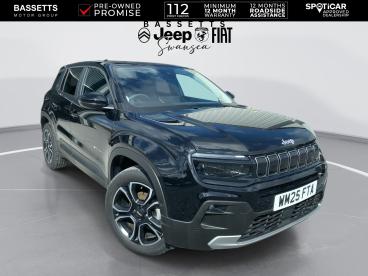 SPOTICAR Jeep Avenger 1.2 Summit Euro 6 (s/s) 5dr Used Car - Suv Petrol Black - Swansea - 1200598959_1