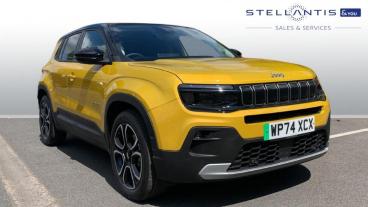 SPOTICAR Jeep Avenger 54kwh E-summit Auto 5dr Used Car - Suv Electric Yellow - Walton On Thames - 1200601769_1