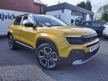 SPOTICAR Jeep Avenger 1.2 Summit Euro 6 (s/s) 5dr Used Car - Suv Petrol Yellow - Telford - 1200602727_1